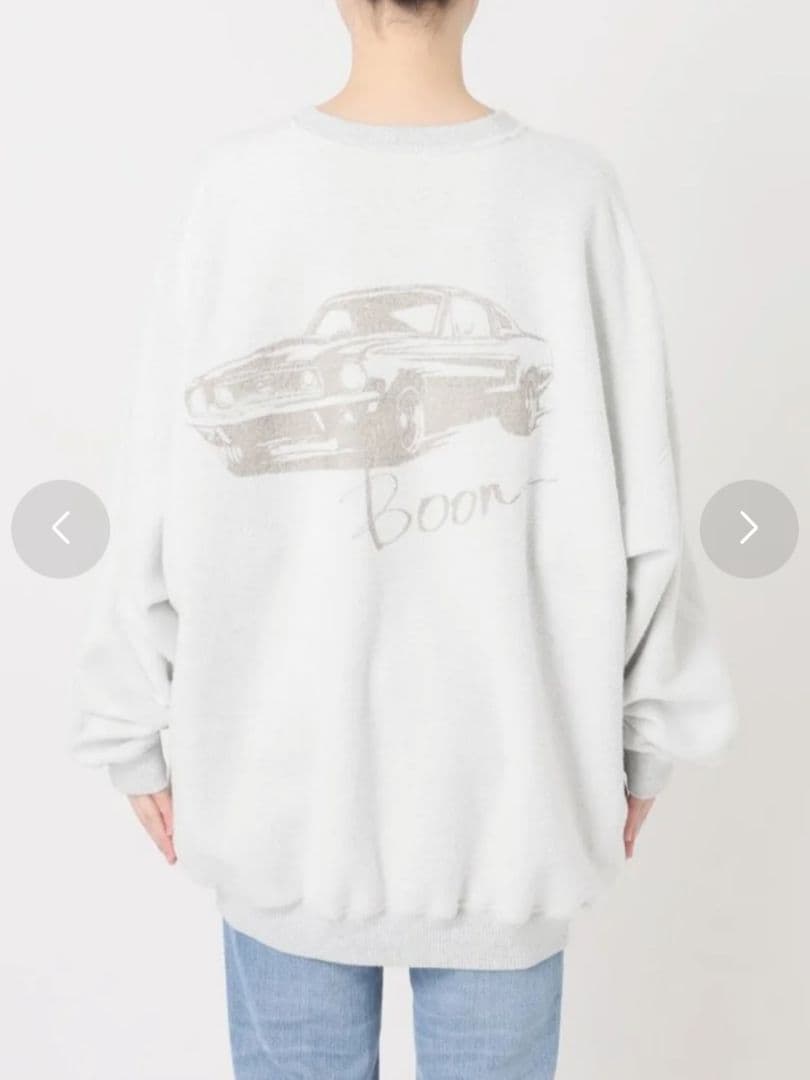 Spick & Span Higuchi*S リバーシブルスウェット (ピンク)