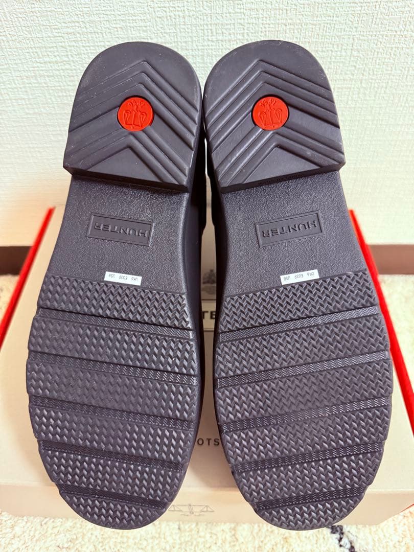 【美品】HUNTER レインブーツ ブラック /UK6/25cm