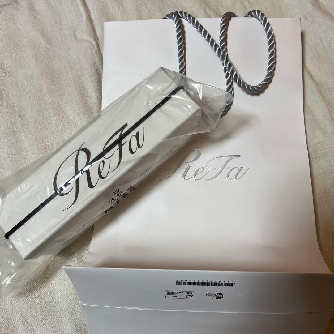 ReFa フィンガーアイロンST 本体　ホワイト　ヘアアイロン