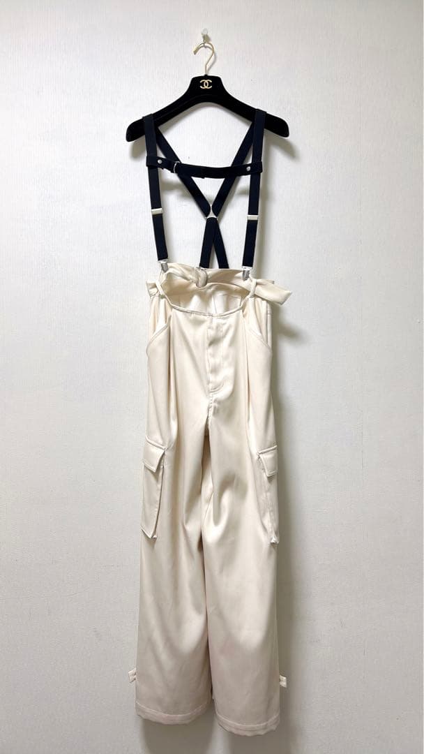 【MAISONSPECIAL】サスペンダー付きカーゴパンツ【定価¥22,000】