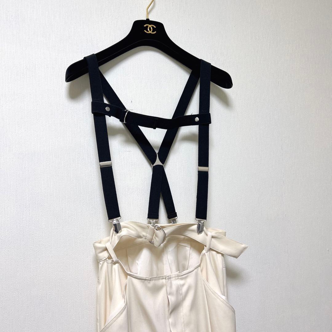 【MAISONSPECIAL】サスペンダー付きカーゴパンツ【定価¥22,000】