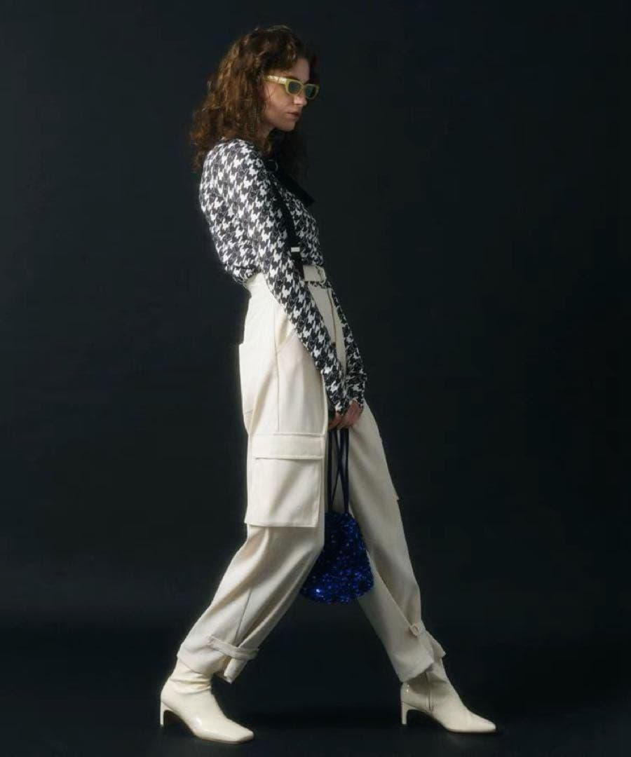 【MAISONSPECIAL】サスペンダー付きカーゴパンツ【定価¥22,000】