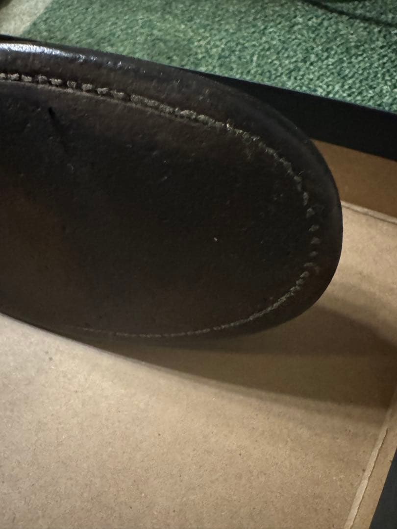 オールデン　コードバン　Vチップ　バーガンディ　8.5 D