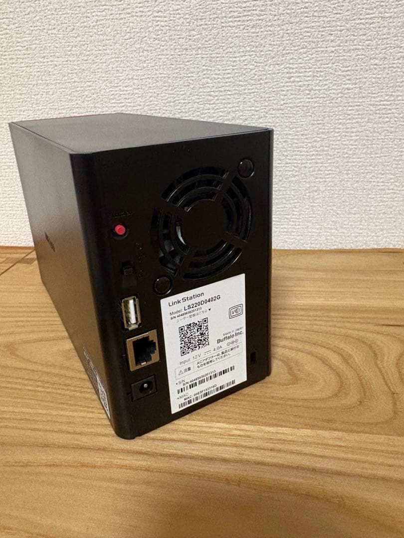 美品　BUFFALO LinkStation LS710D 4TB