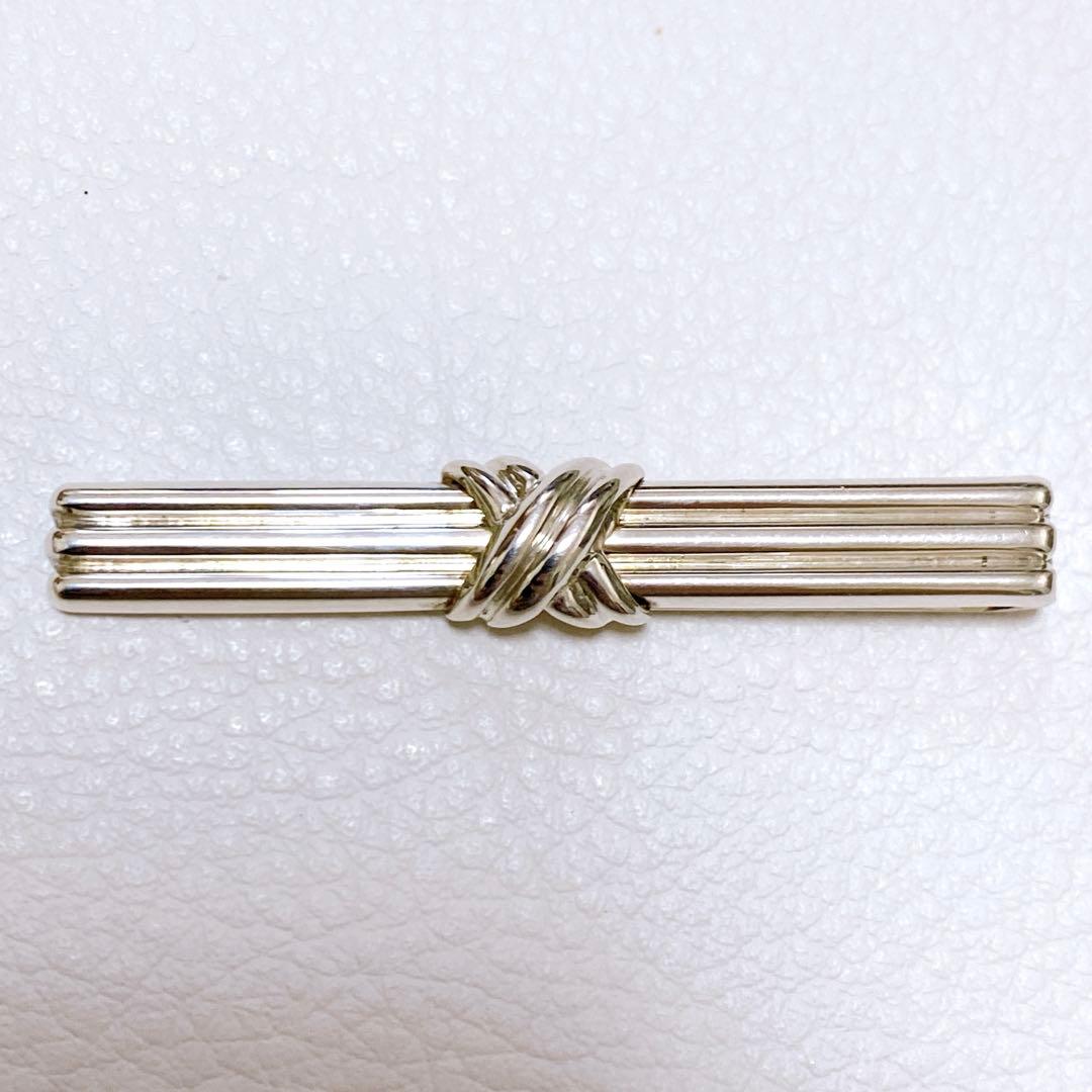 美品 ティファニー Tiffany ネクタイピン　シグネチャー　925