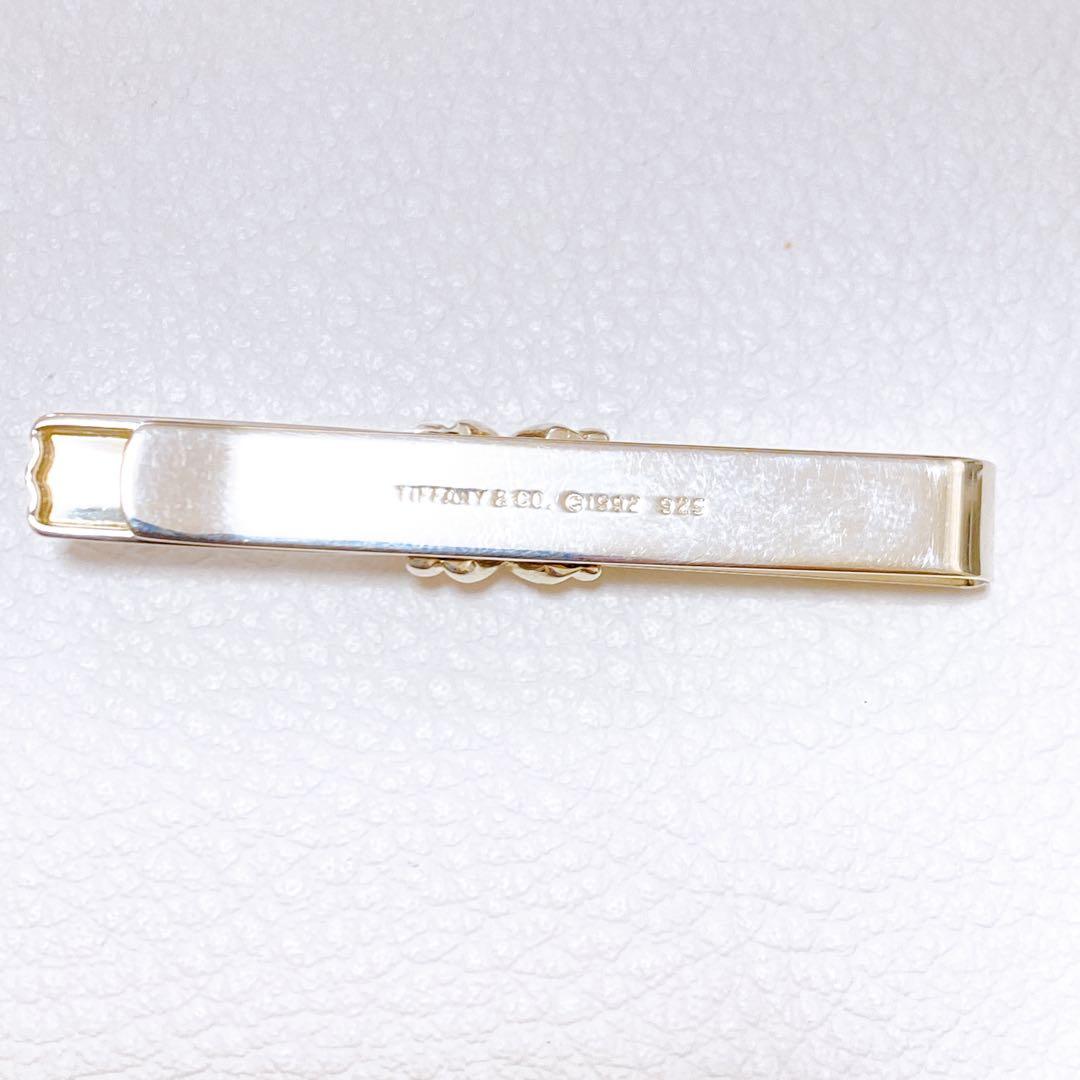 美品 ティファニー Tiffany ネクタイピン　シグネチャー　925