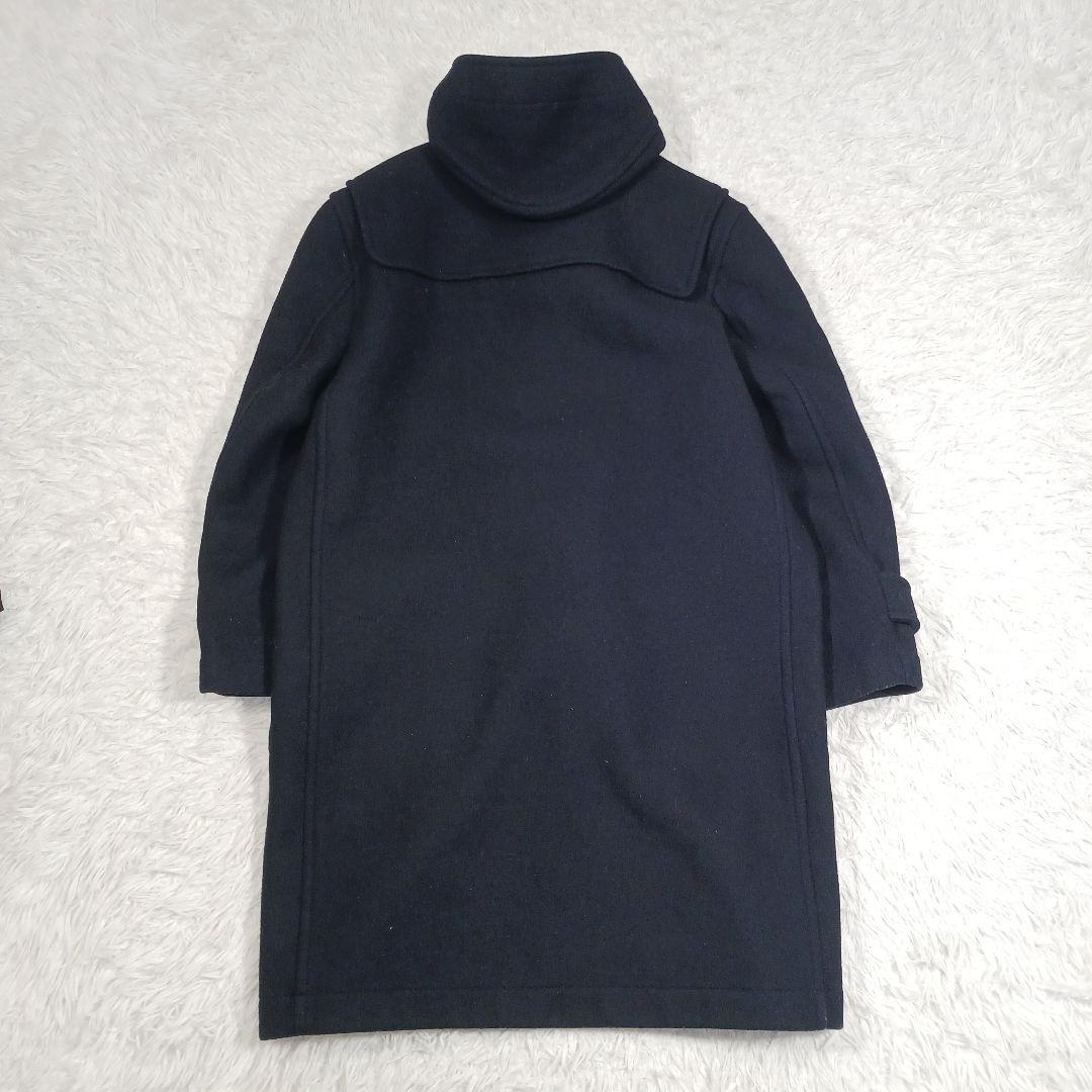 ✨美品✨バラクータ　ダッフルコート　水牛トルグ　チェック　ネイビー　38