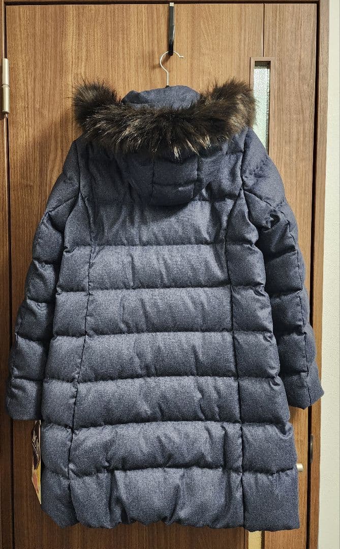 a.i.nママコート ダウン ケープ付 マタニティ M〜L ネイビー 抱っこ対応