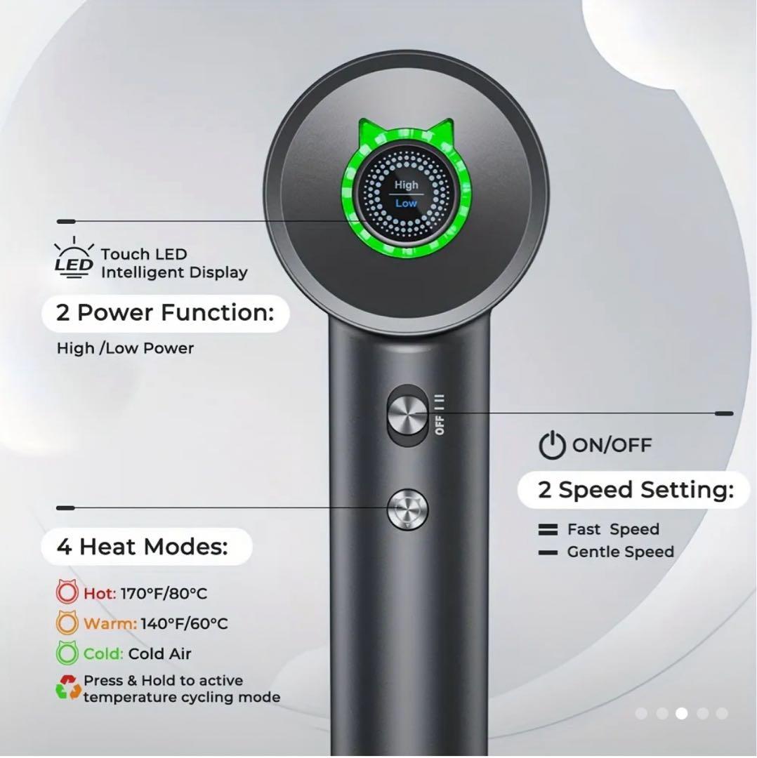 【未開封品/参考価格1万6千円超】Bopcalヘアドライヤー速乾マイナスイオン