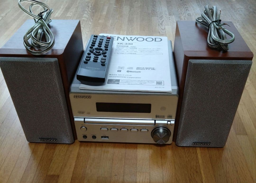 【ジャンク】KENWOOD ミニコンポ XK-330