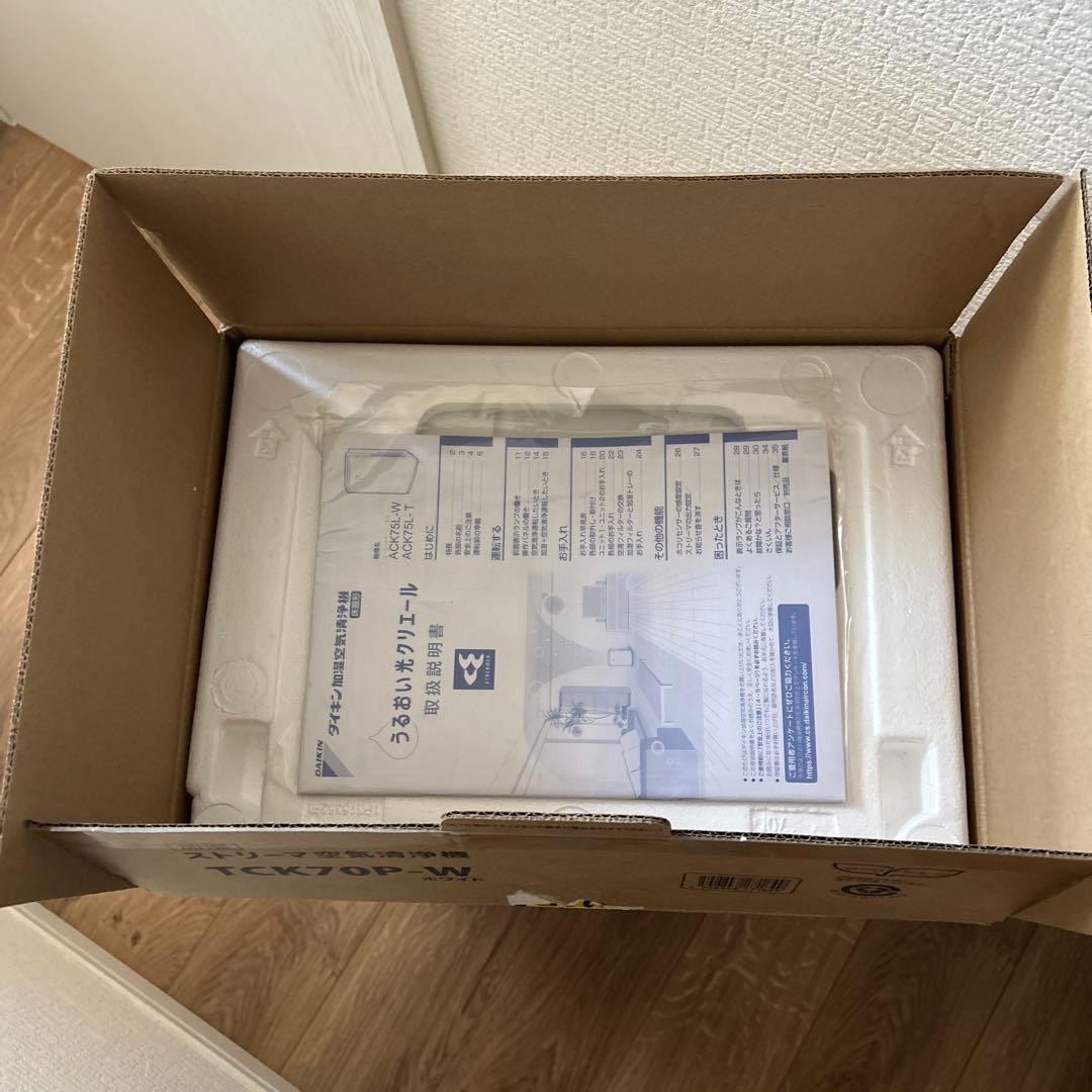 DAIKIN ストリーマ 加湿 空気清浄機 TCK70P-W ホワイト