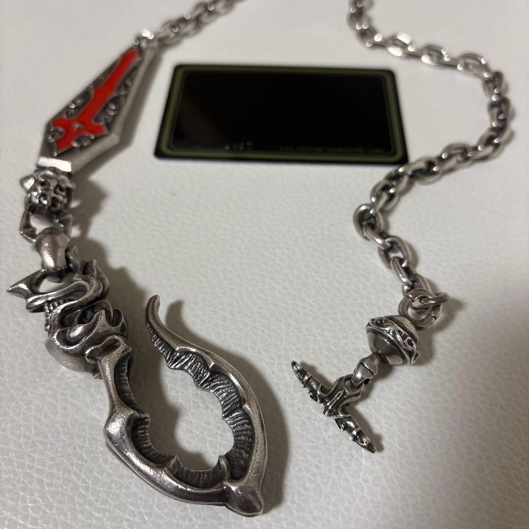 FAL スカル 十字架 ウォレットチェーン