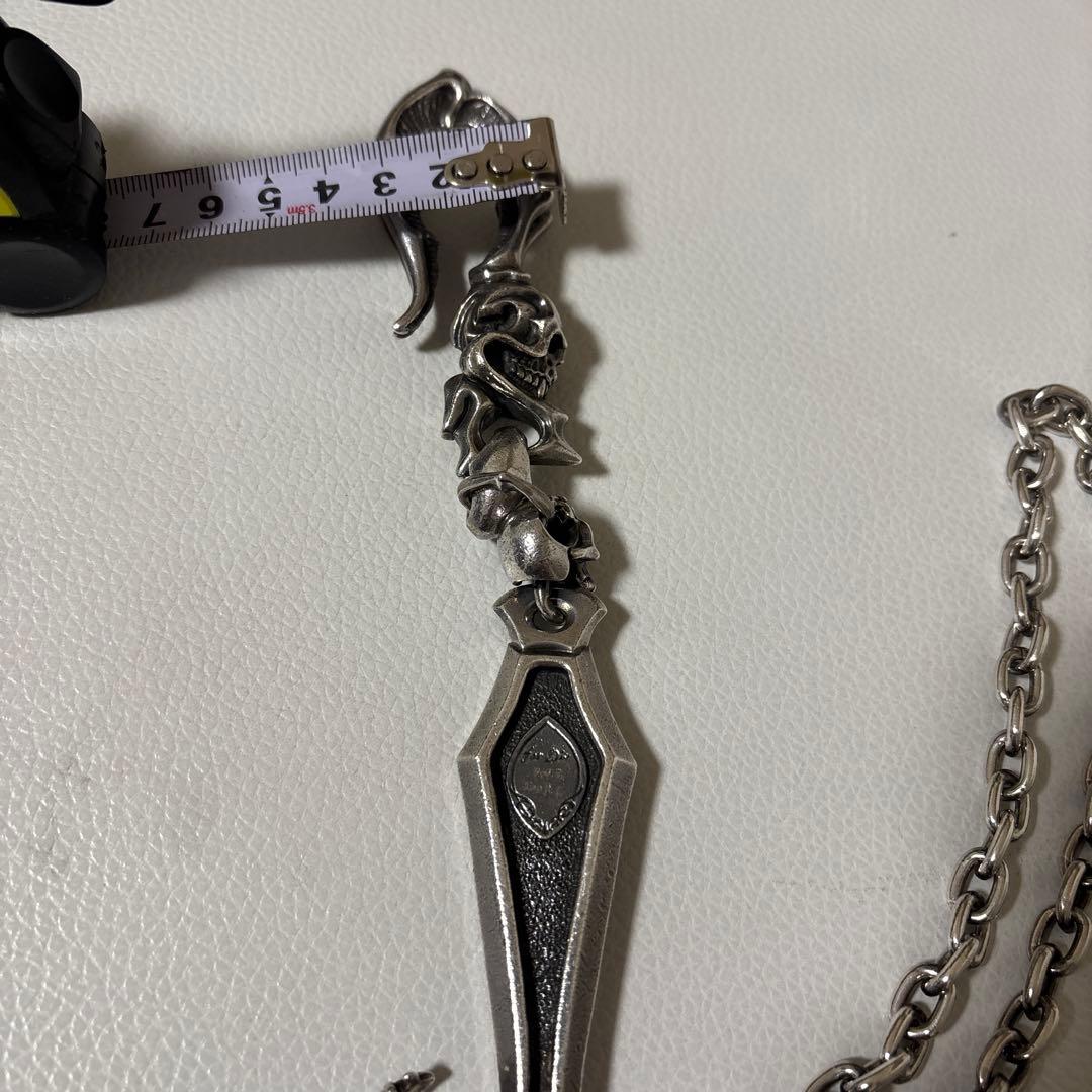 FAL スカル 十字架 ウォレットチェーン