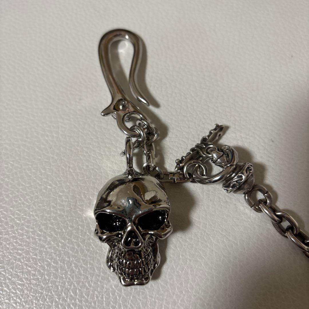 FAL スカル 十字架 ウォレットチェーン