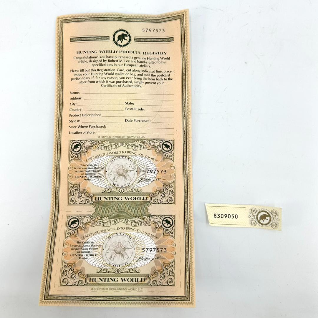 HUNTING WORLD バチュークロス ボストンバッグ 大容量 男女兼用