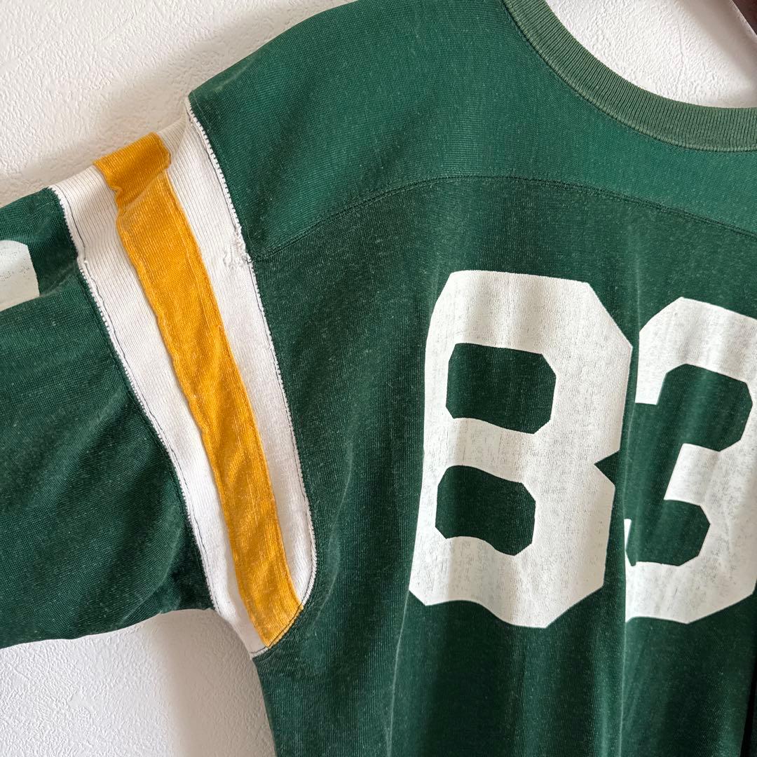 70's champion フットボールTシャツ