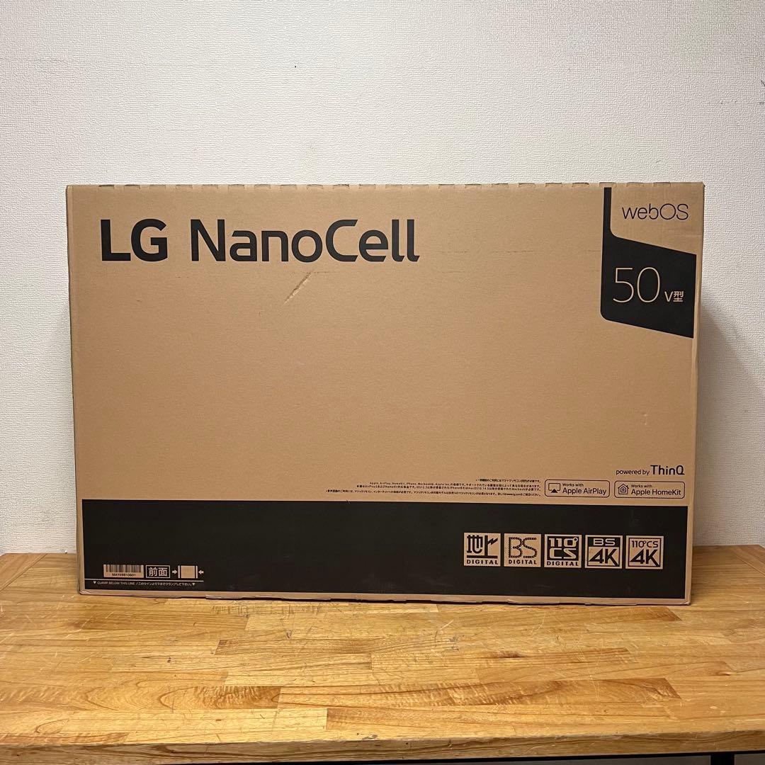 全国送料込❣️新品保管品。次世代LG50型4KNanoCell TV