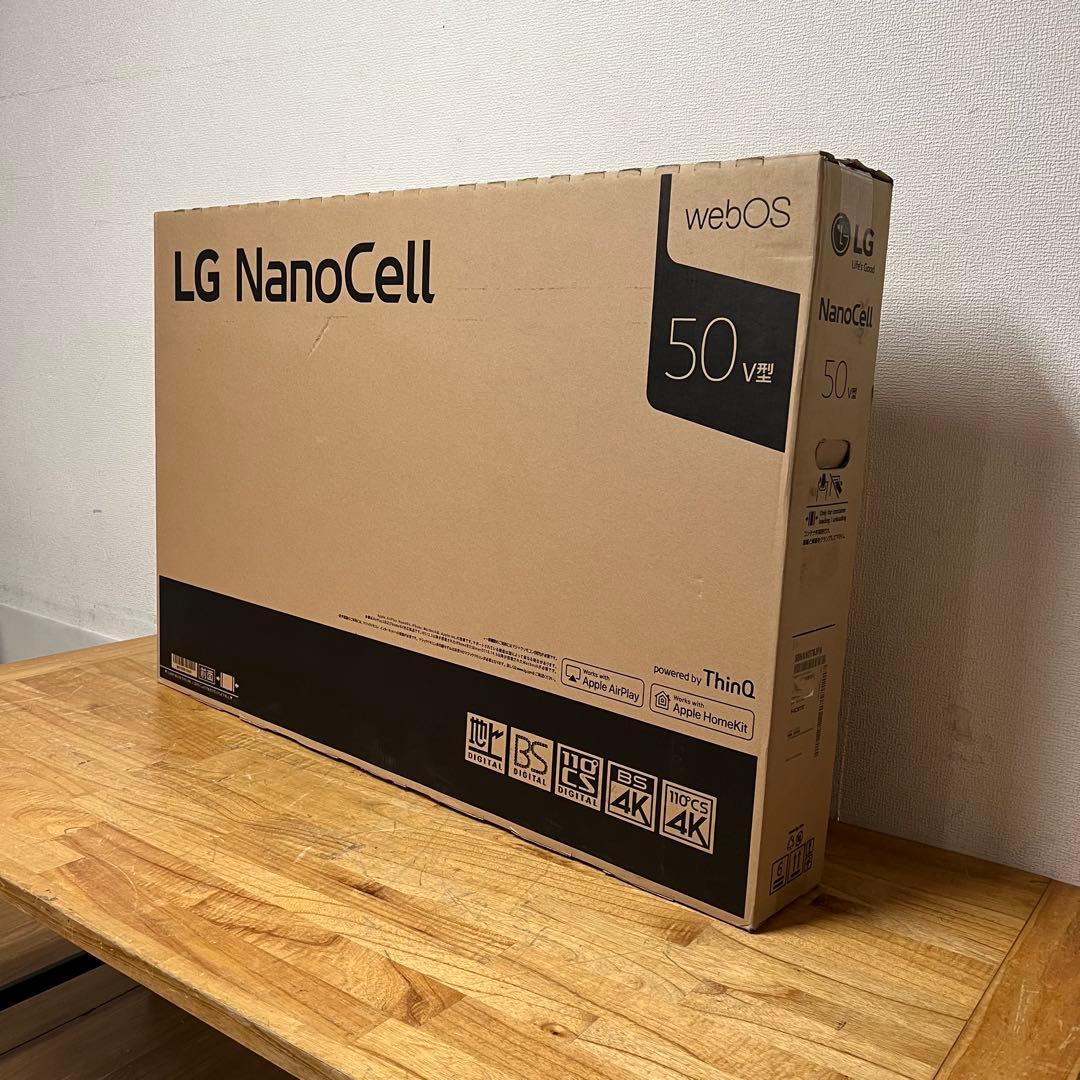 全国送料込❣️新品保管品。次世代LG50型4KNanoCell TV