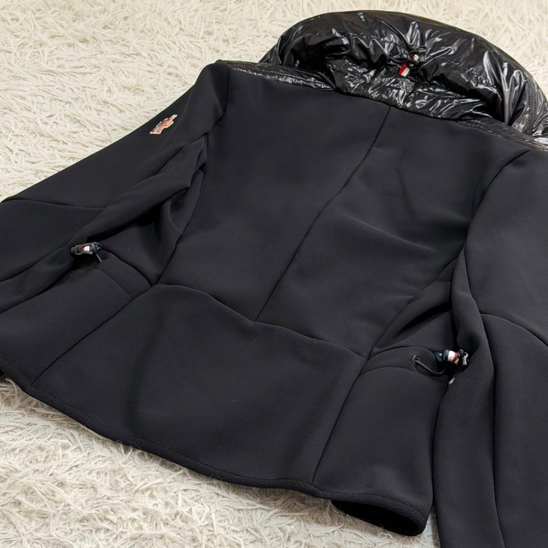 17088✨モンクレール M マグリアカーディガン フード収納 ブラック