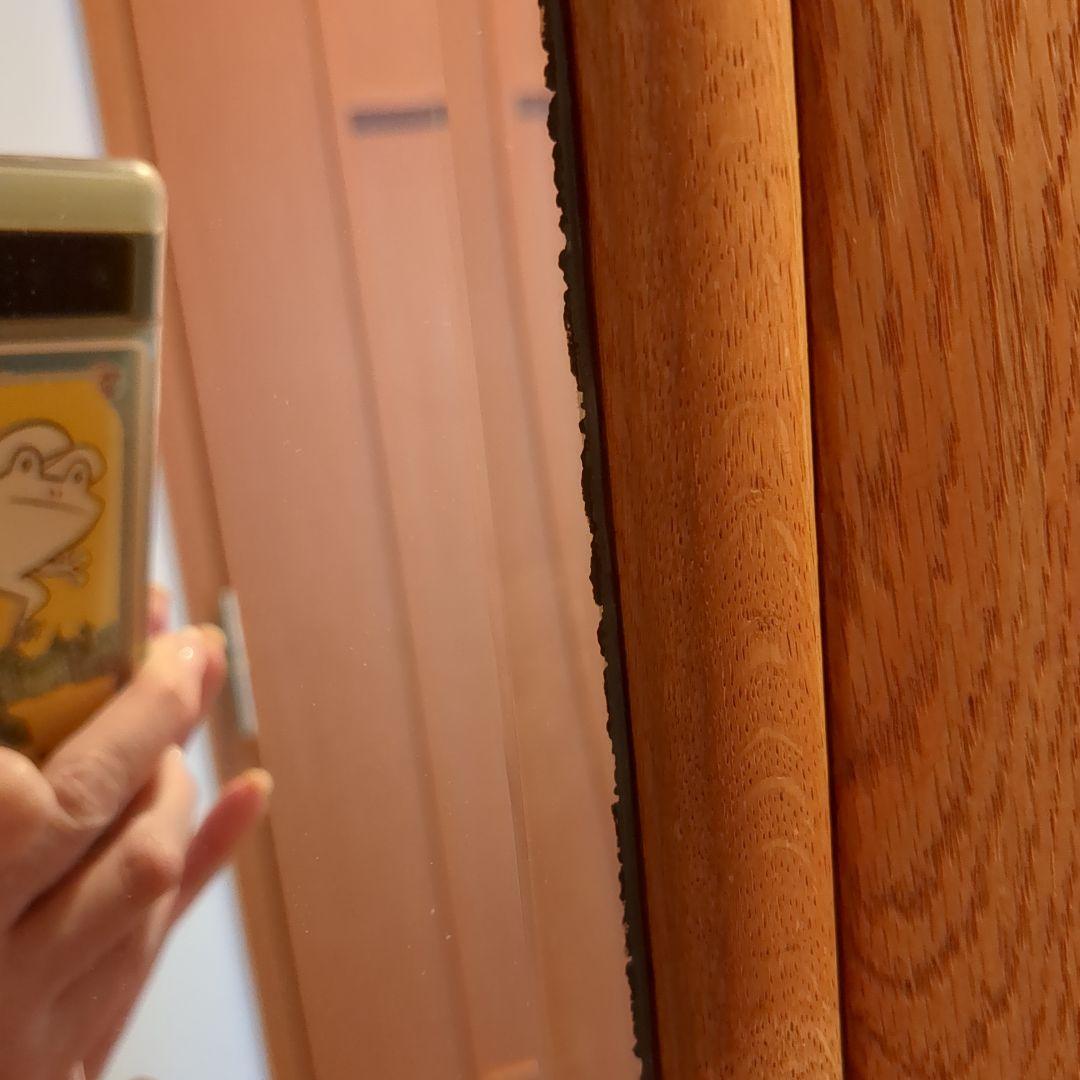 パイン材スタンドミラー　PINK HOUSE ロゴ入り