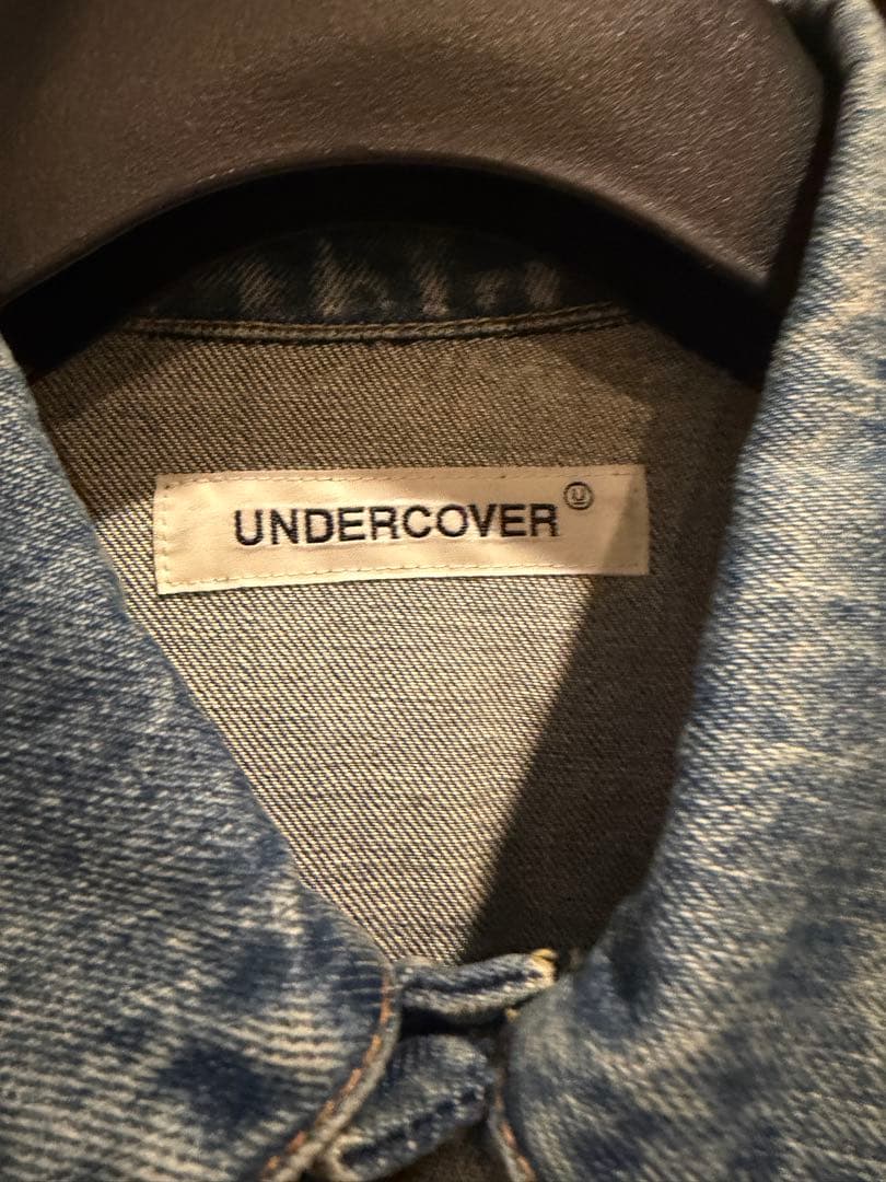 UNDERCOVER PRE ユーズド加工虫刺繍デニムジャケット　サンプル