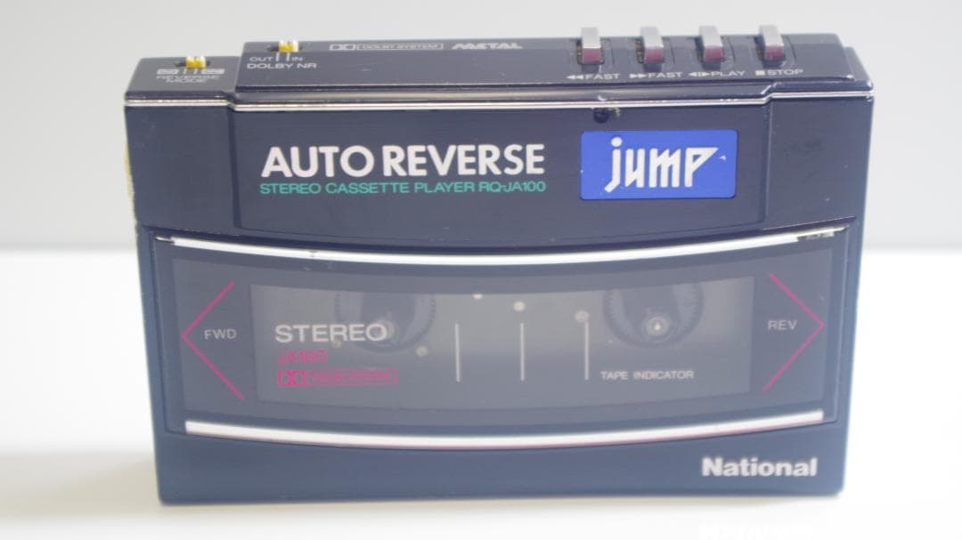 T0827 ナショナル JUMP RQ-JA100 ポータブルカセットプレーヤー