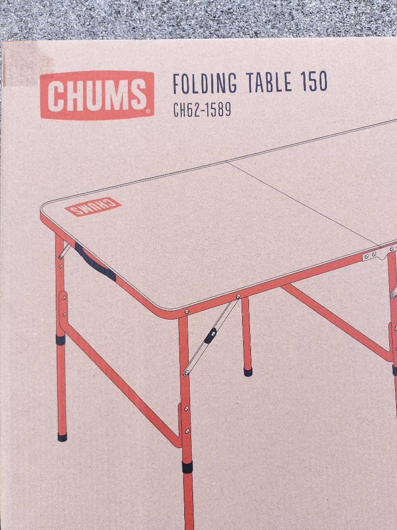 テーブル・チェア・ハンモック CHUMS FOLDING TABLE 150