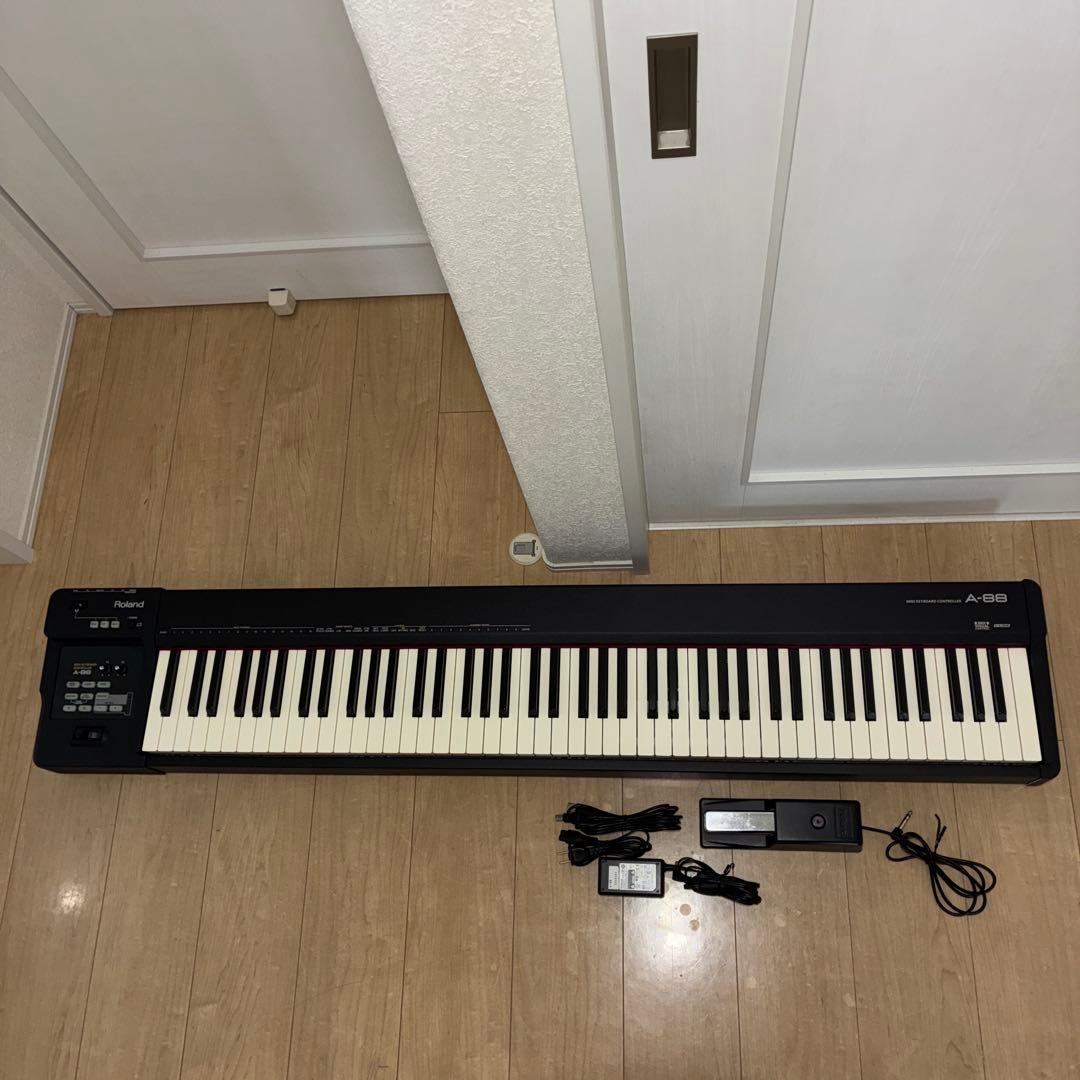 送料込み【美品】Roland A-88 電子ピアノMIDIキーボード ローランド