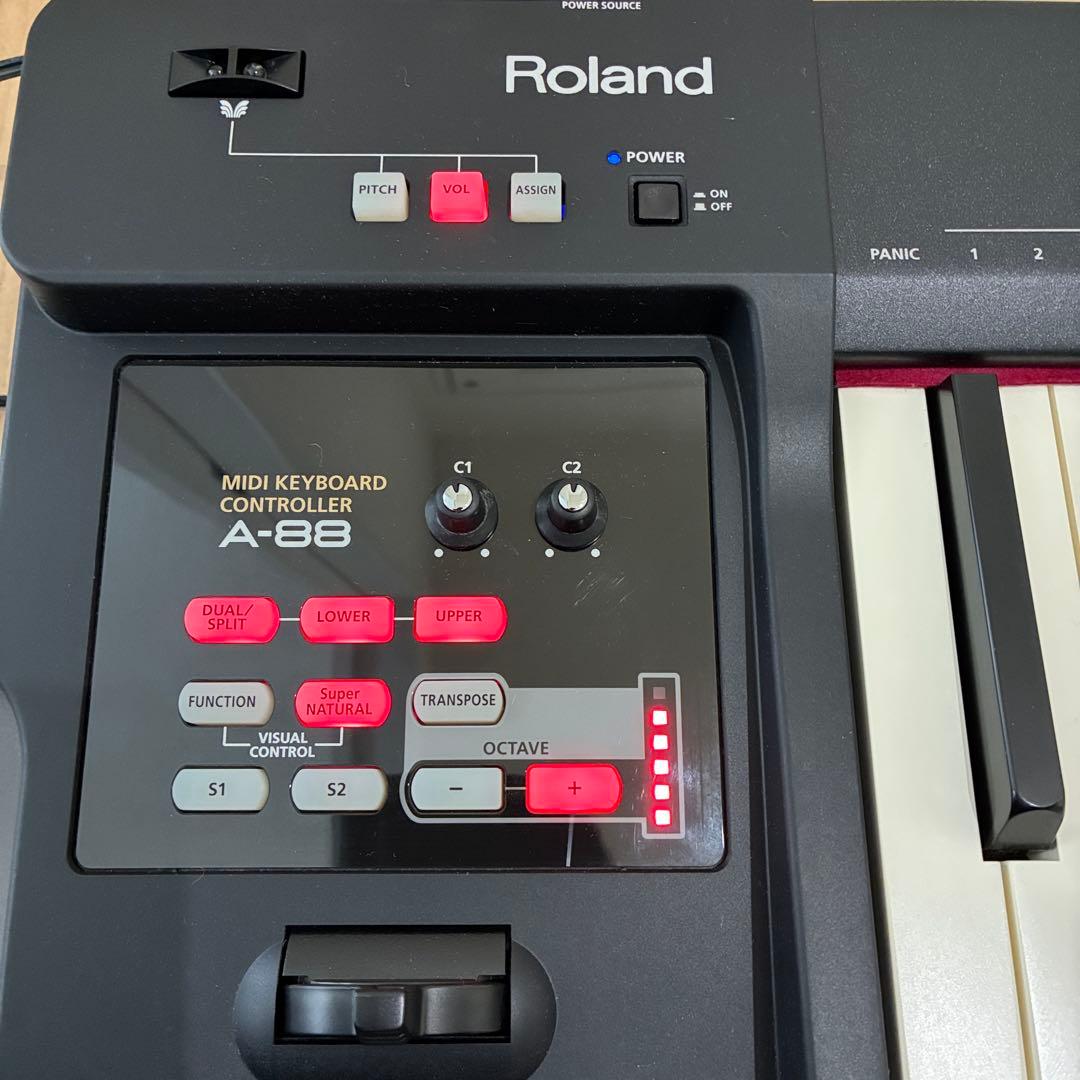 送料込み【美品】Roland A-88 電子ピアノMIDIキーボード ローランド
