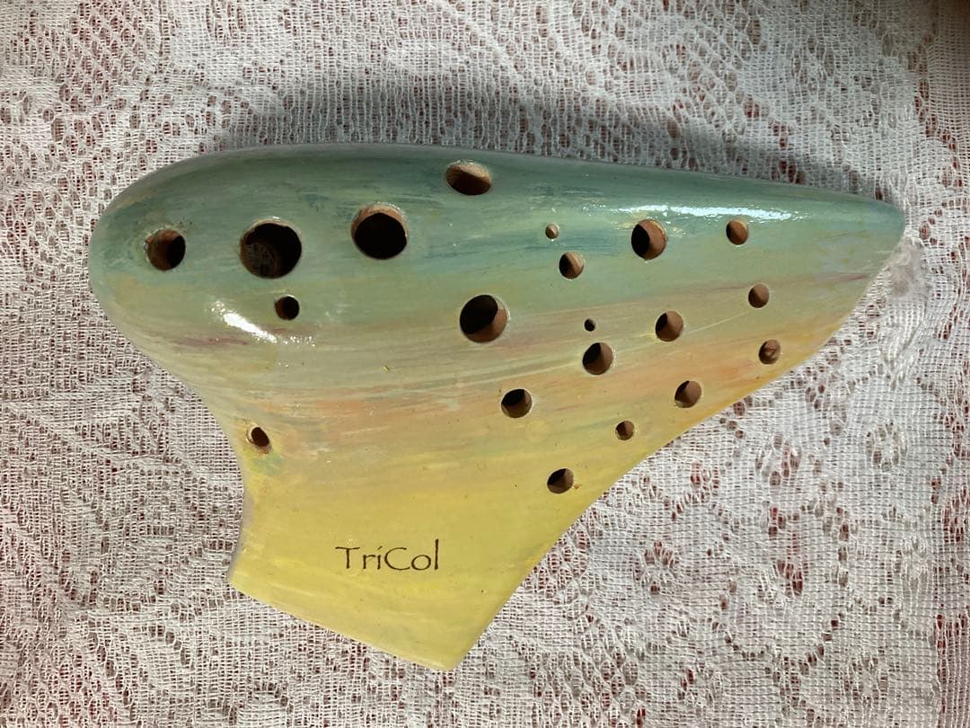 トリプルオカリナAC管♡TRICOL♡アルトC軽量で美しく吹きやすい複数管