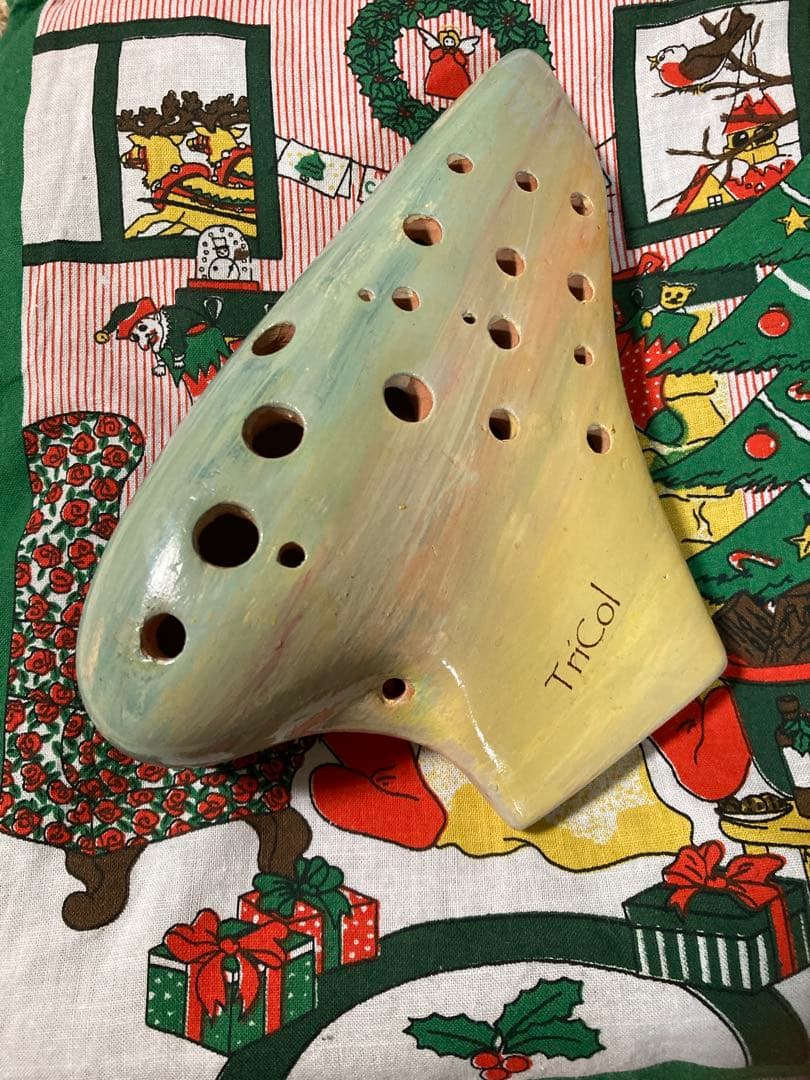 トリプルオカリナAC管♡TRICOL♡アルトC軽量で美しく吹きやすい複数管