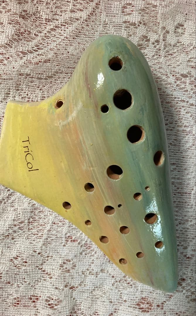 トリプルオカリナAC管♡TRICOL♡アルトC軽量で美しく吹きやすい複数管