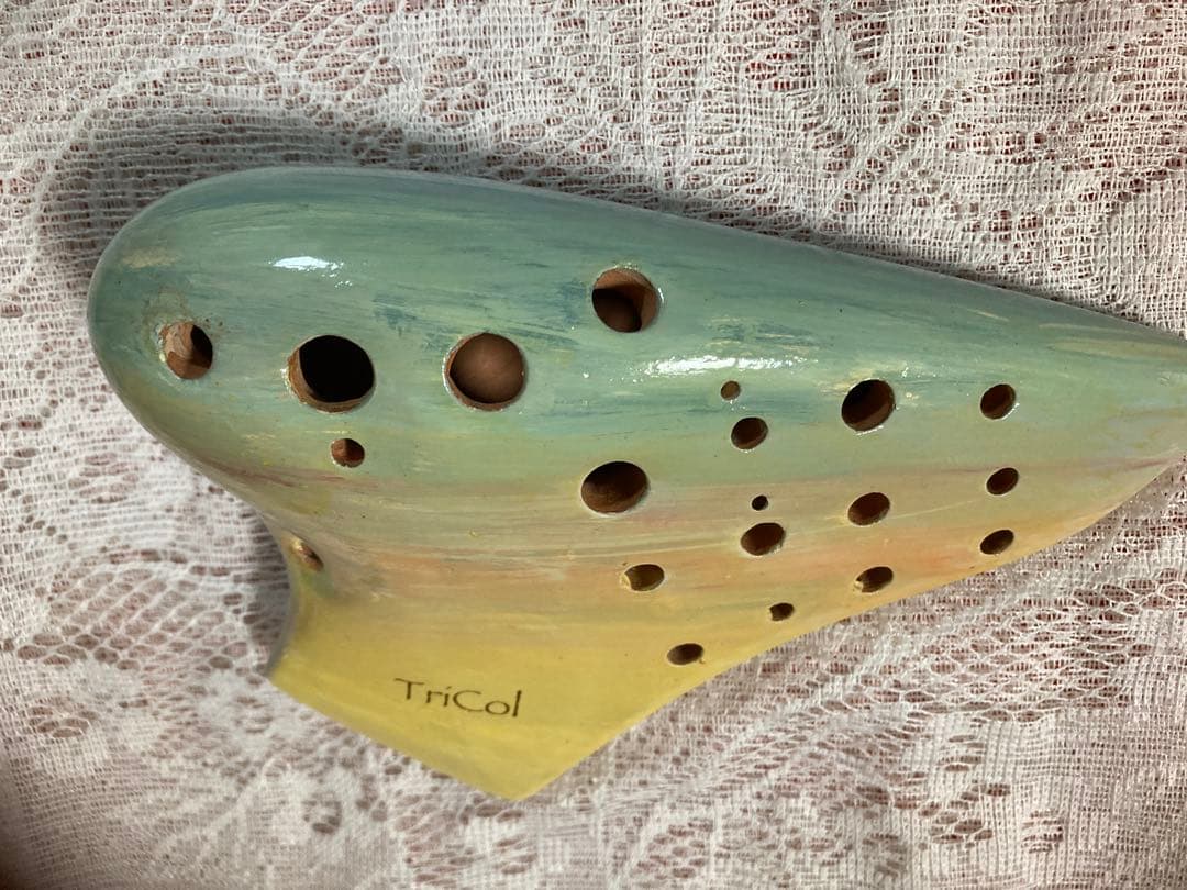 トリプルオカリナAC管♡TRICOL♡アルトC軽量で美しく吹きやすい複数管