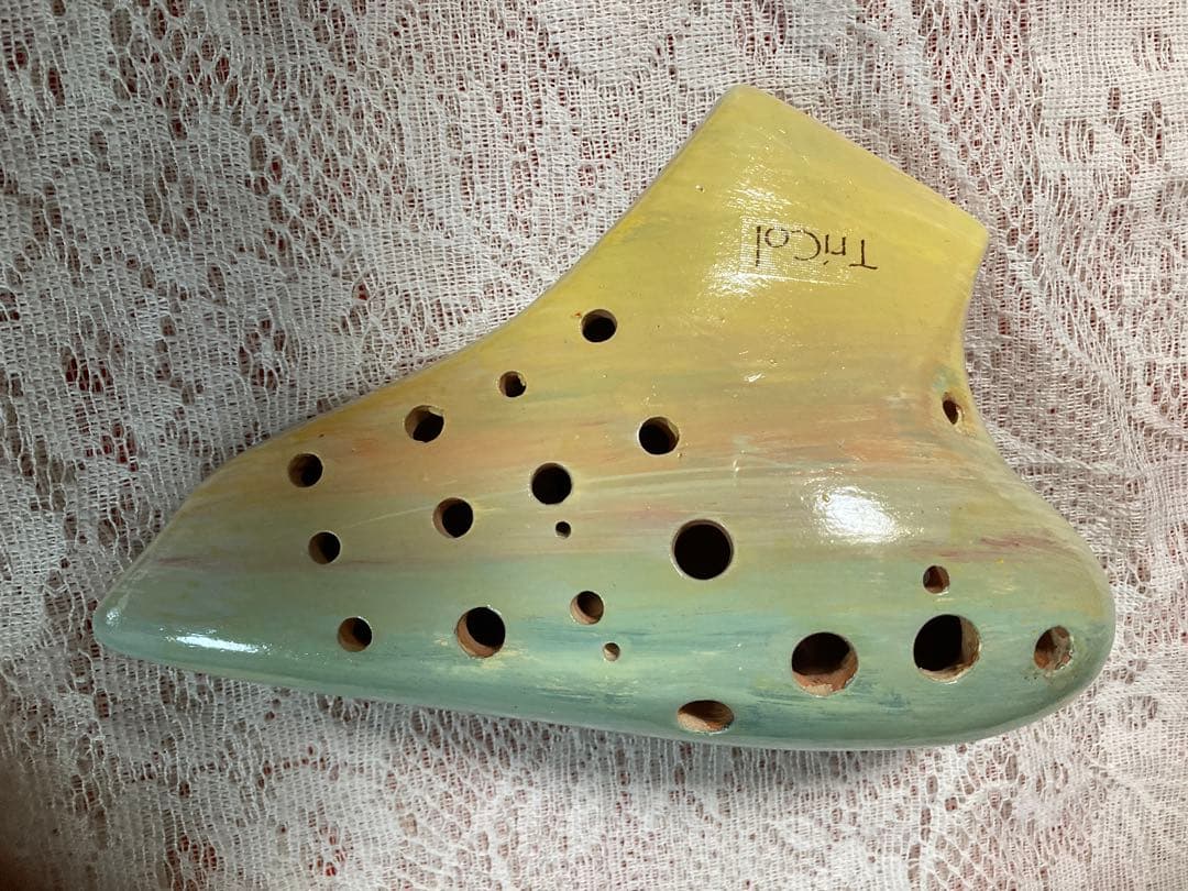 トリプルオカリナAC管♡TRICOL♡アルトC軽量で美しく吹きやすい複数管