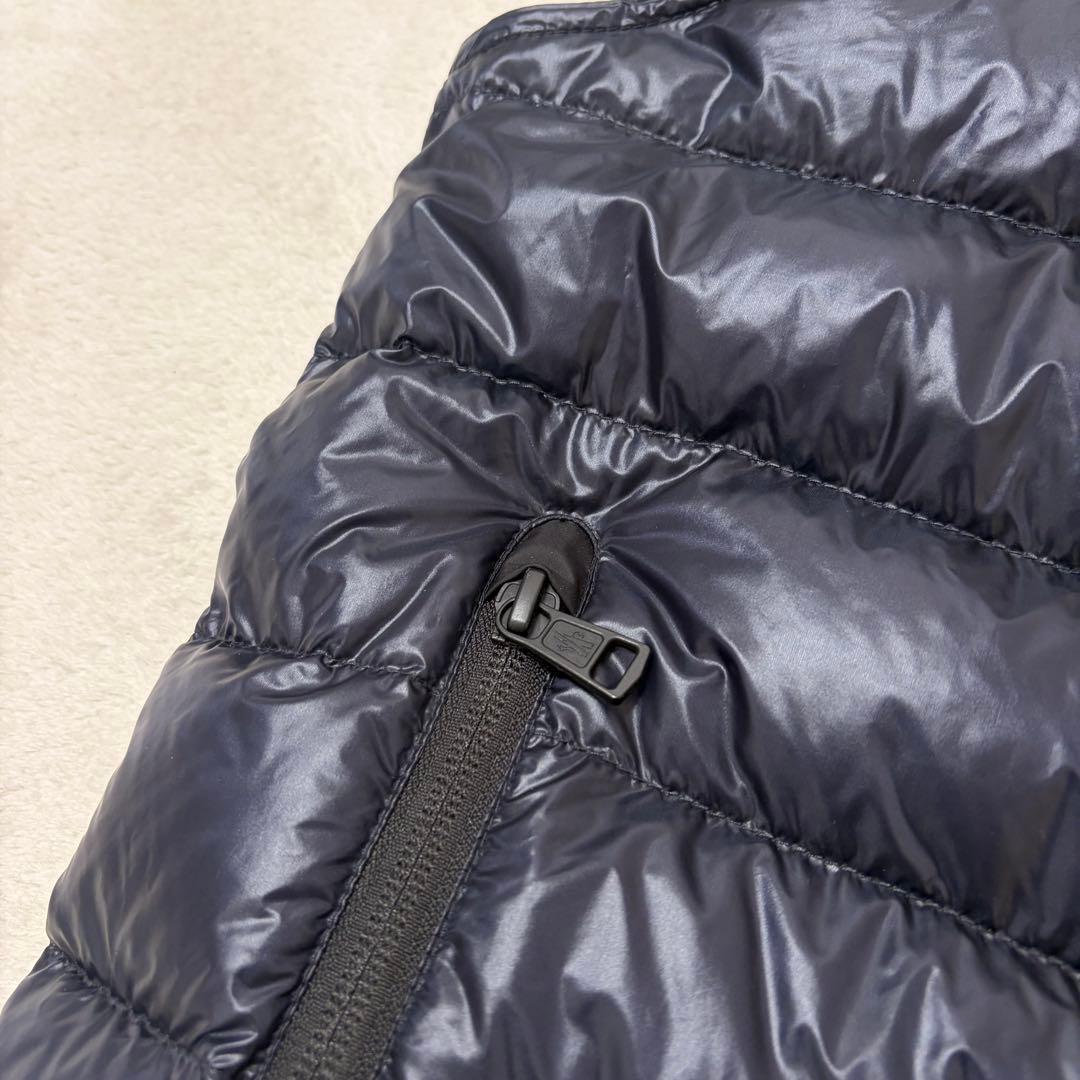 【美品サイズ3】モンクレール ORTAC GILET ダウンベスト ネイビー 黒