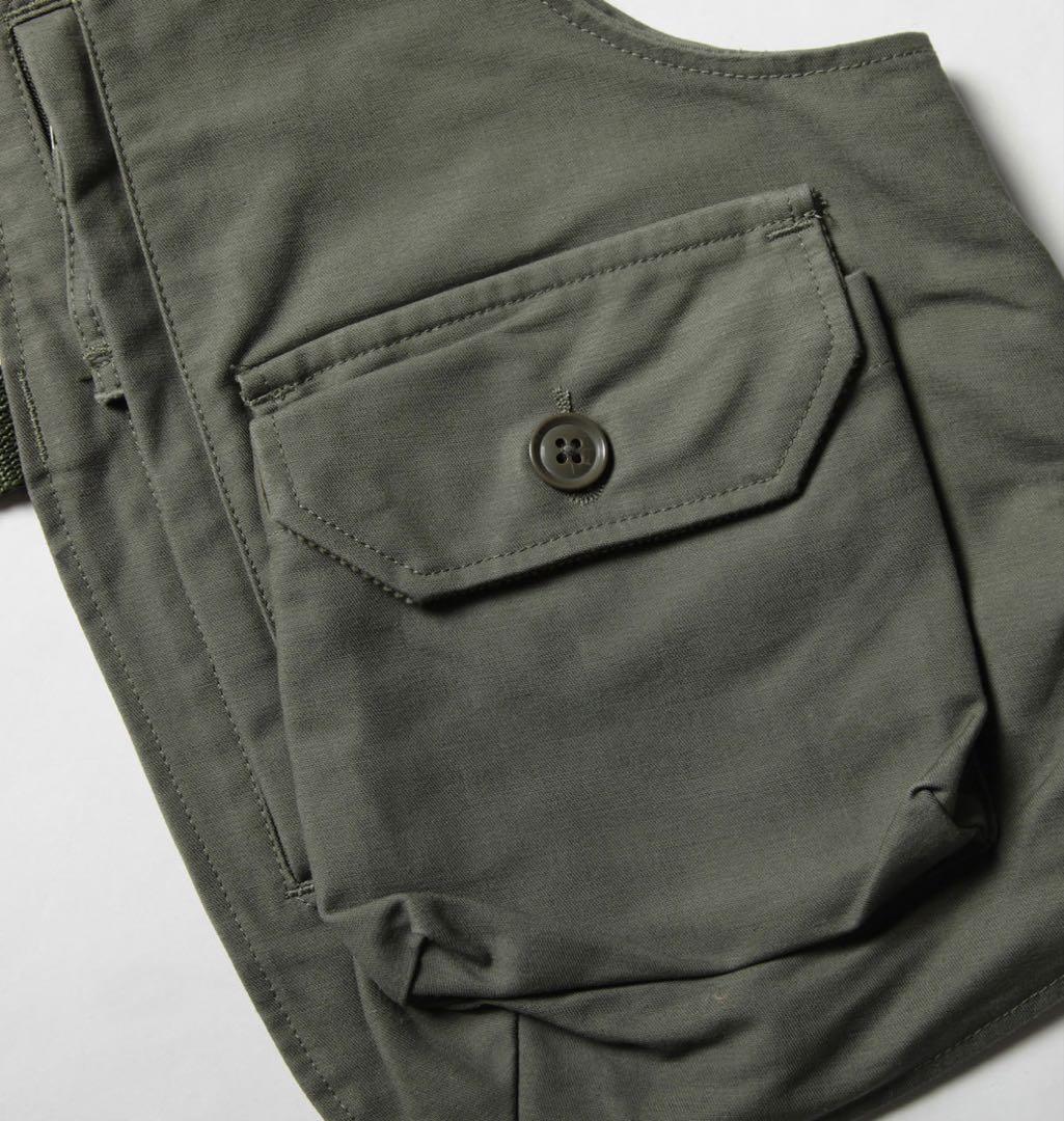 ●Engineered Garments ショルダーベスト コットンダブルクロス