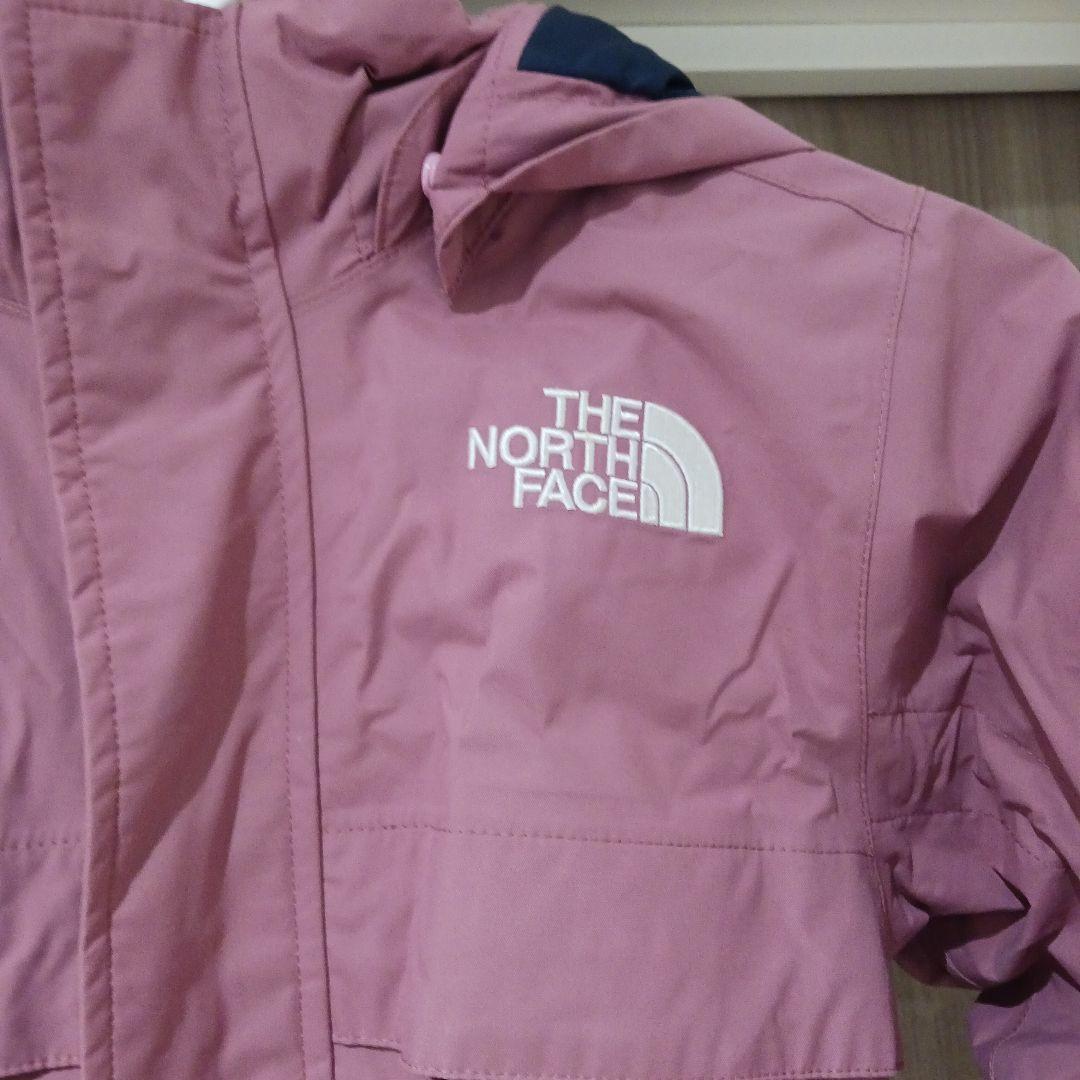 ノースフェイス　 スノーウェア110cm つなぎ　ピンク　女の子