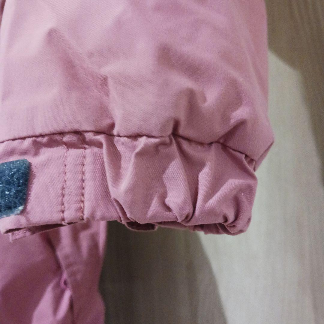 ノースフェイス　 スノーウェア110cm つなぎ　ピンク　女の子