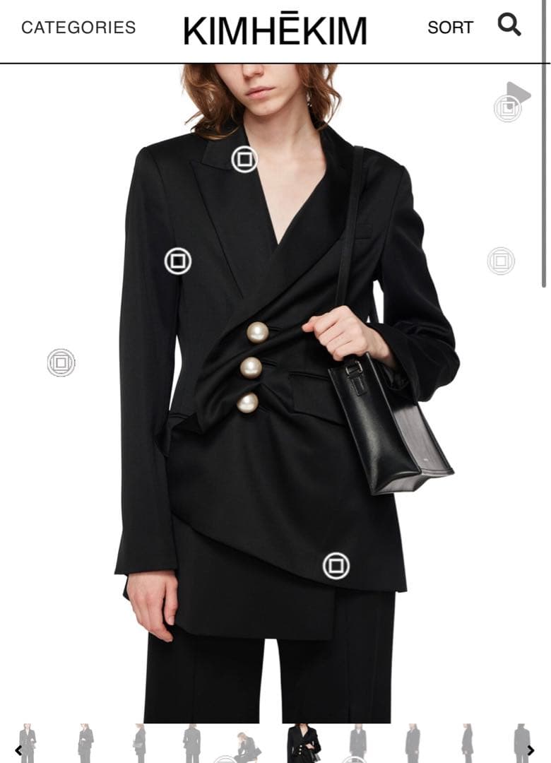 【定価以下試着のみタグあり】34 キムへキム ジャケット