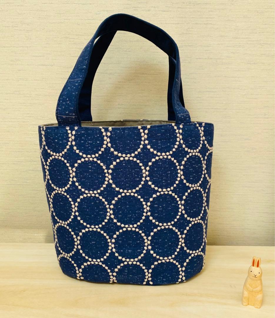 ミナペルホネン タンバリン ハンドメイドトートバッグ