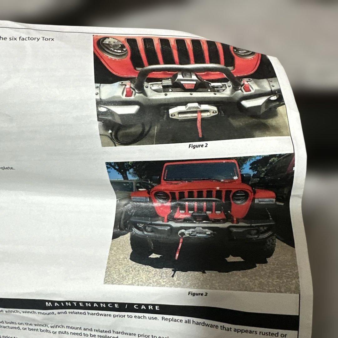 ジープラングラールビコン、サハラUSバンパー、グリルガード！