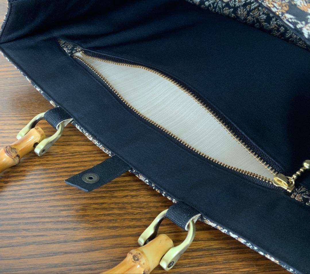 きらめく菱花文の帯　リメイク　バンブーハンドルバッグ　浅型マチ広め