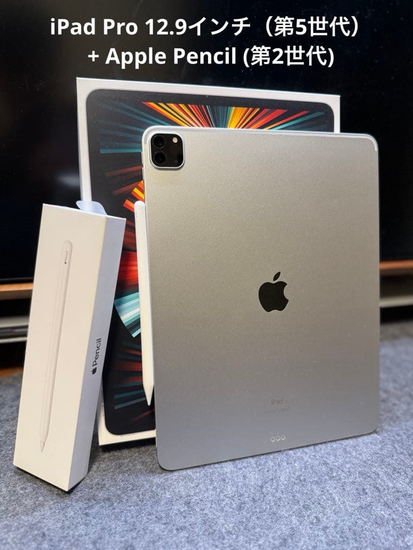 iPad Pro 12.9インチ（第5世代） + Apple Pencil