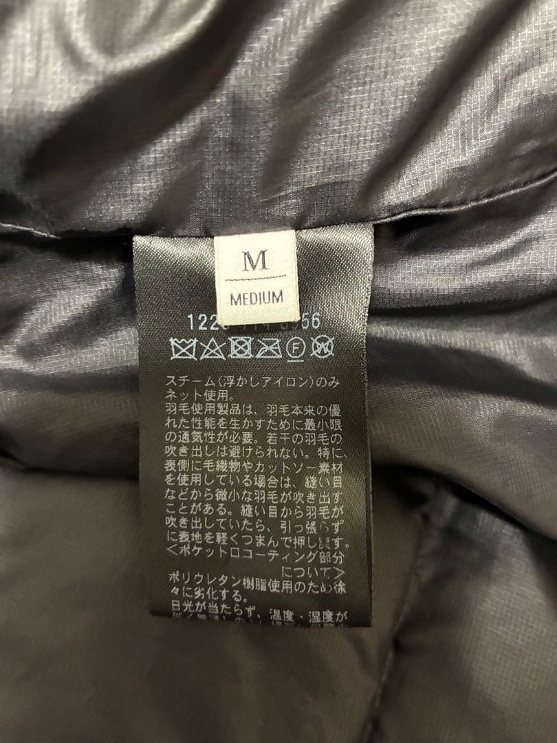 BEAUTY&YOUTH 小松マテーレ ダウンジャケットダウンジャケット 黒