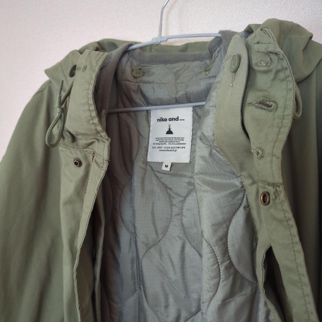 【新品】ニコアンド ライナーセットスタンダードコート モッズコート M