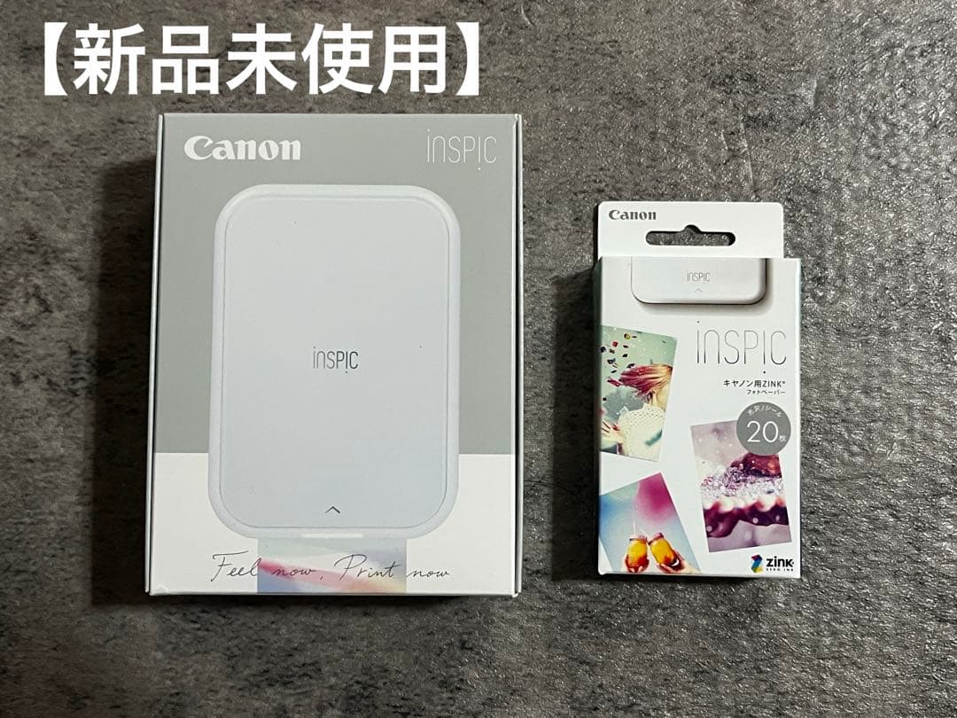 新品　Canon inSPiC PV-223ミニフォトプリンター　用紙20枚
