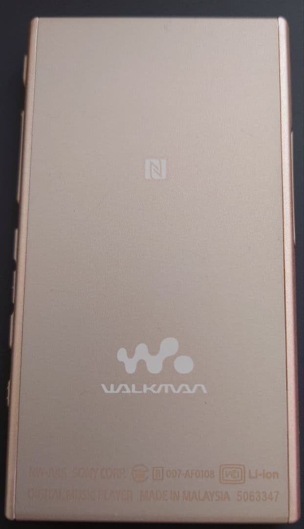 ウォークマン nw-a45hn ペールゴールド