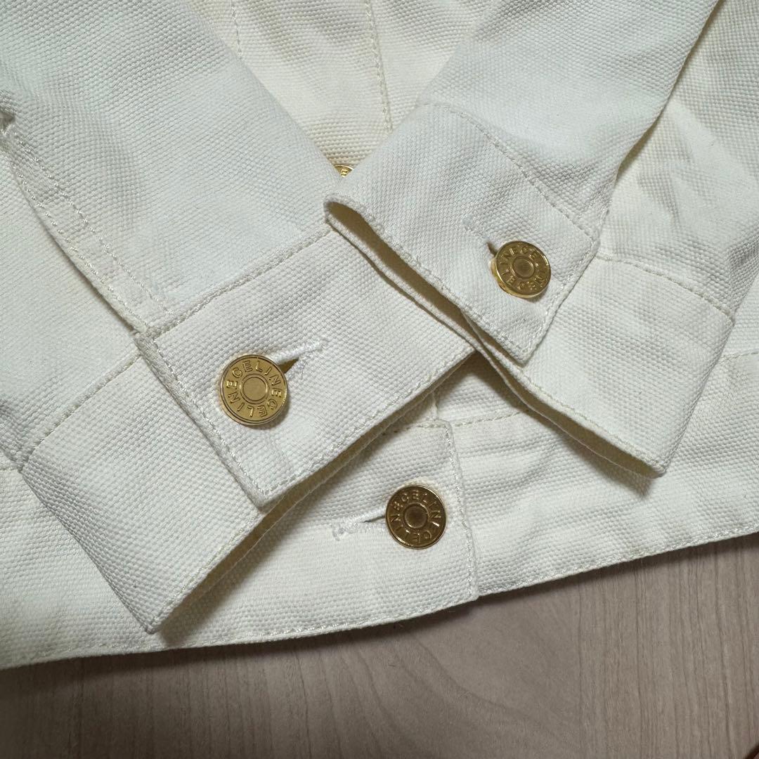 【希少】CELINE デニムジャケット ホワイト 36