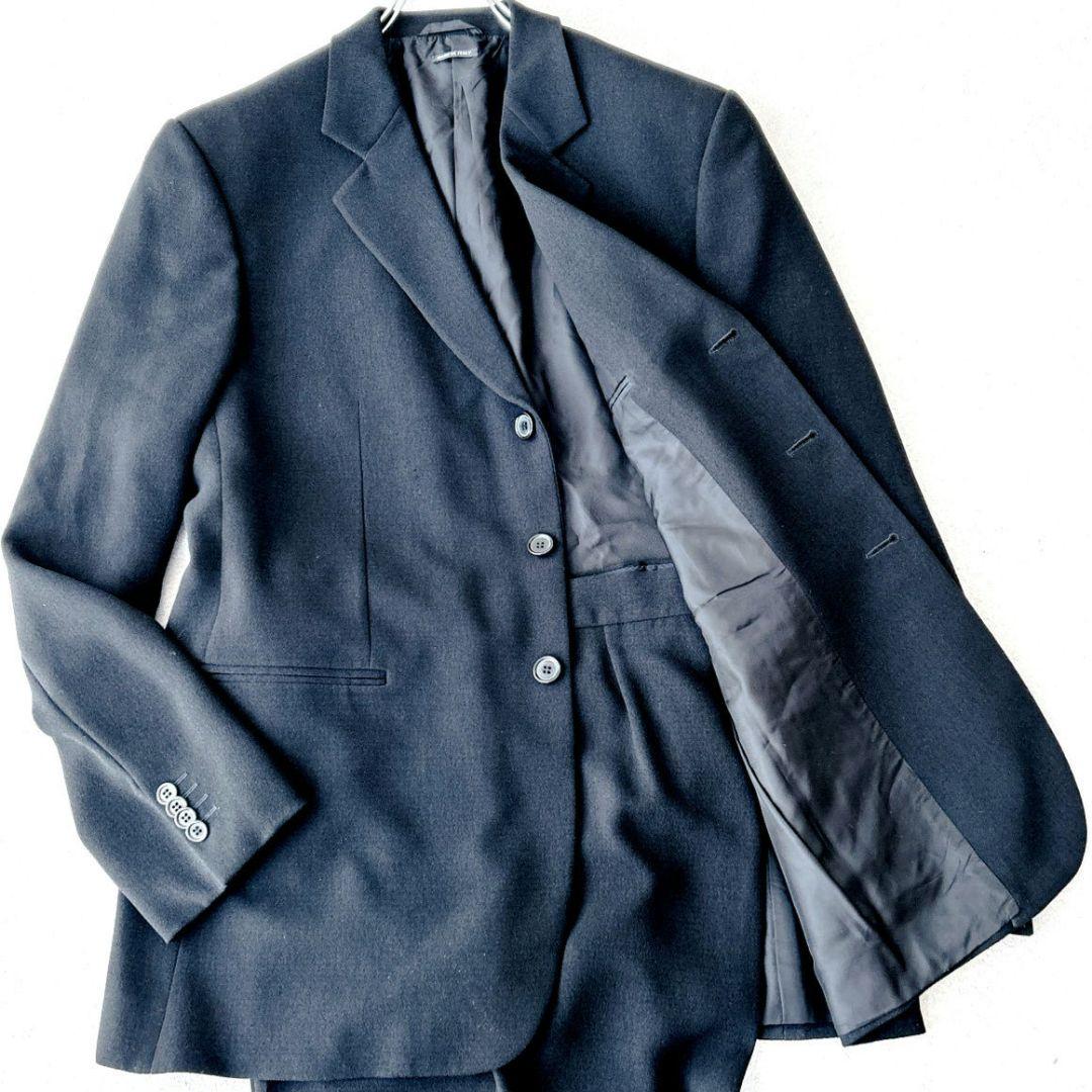 稀少XXXL◎ ジョルジオアルマーニ　スーツ　セットアップ　ブラック