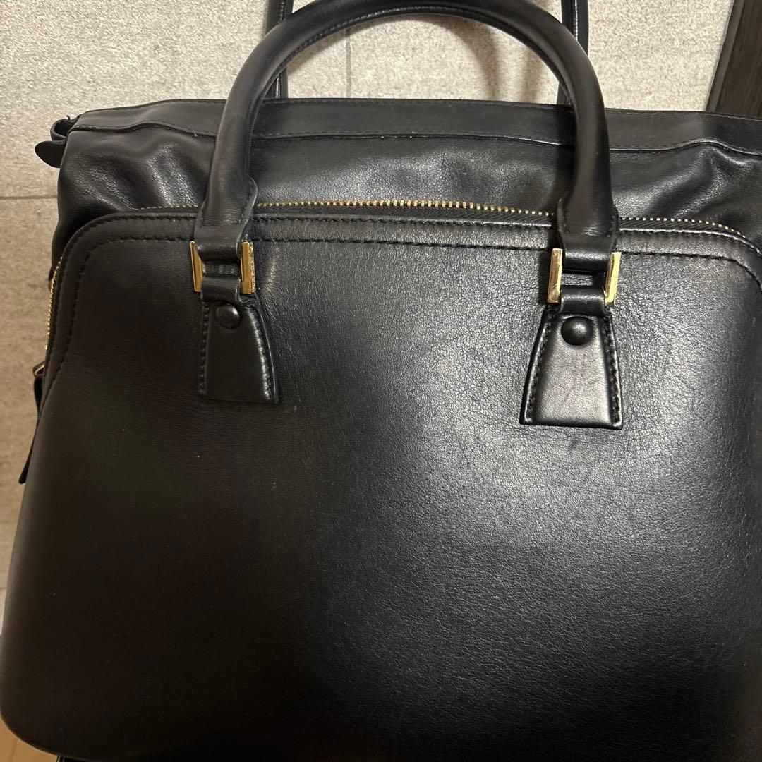 メゾンマルジェラ 5AC ハンドバッグ レザー 鍵 チャーム　ミディアム　黒